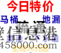 【專業(yè)疏通】低價馬桶疏通、下水道疏通、蹲便、衛(wèi)生間有異味、換